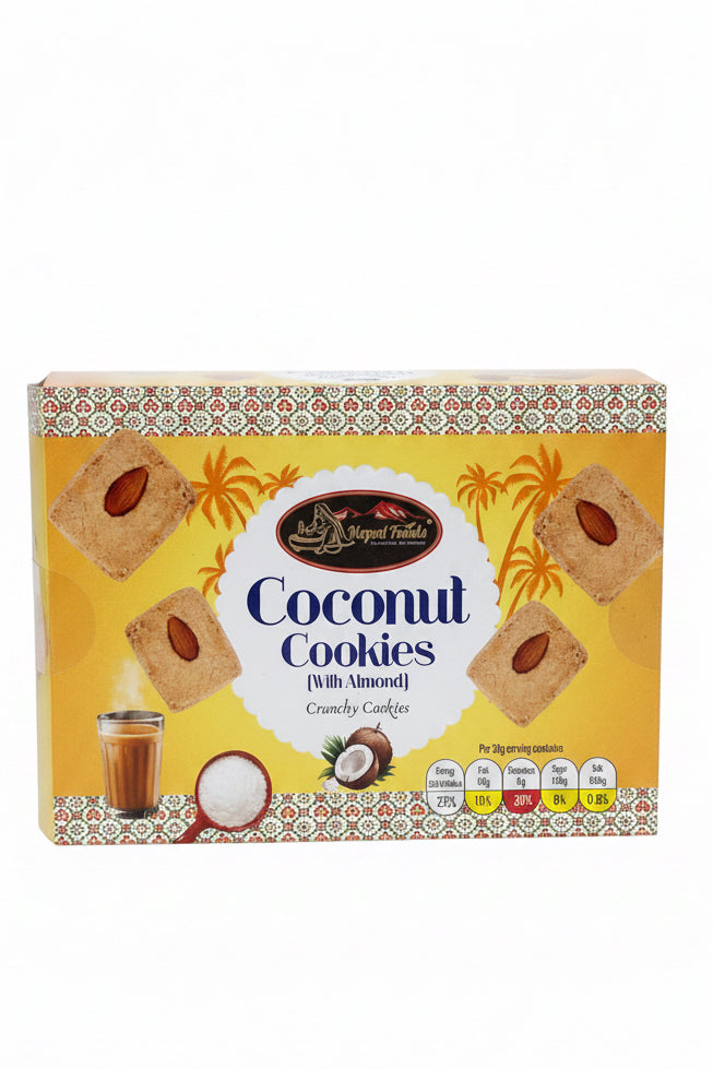 Nepal Foods Coconut Cookies [with almond]
