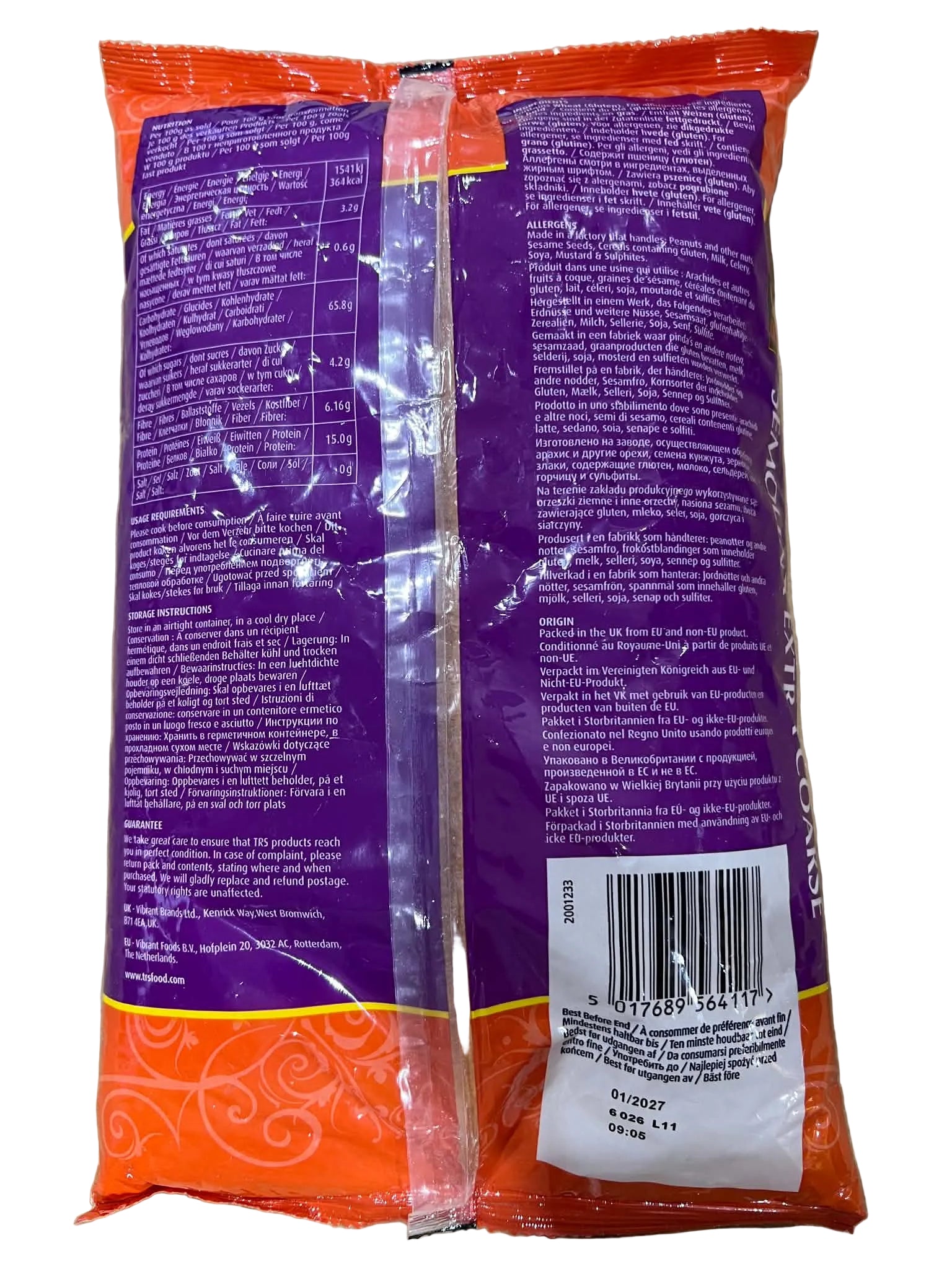 Semolina Extra Coarse