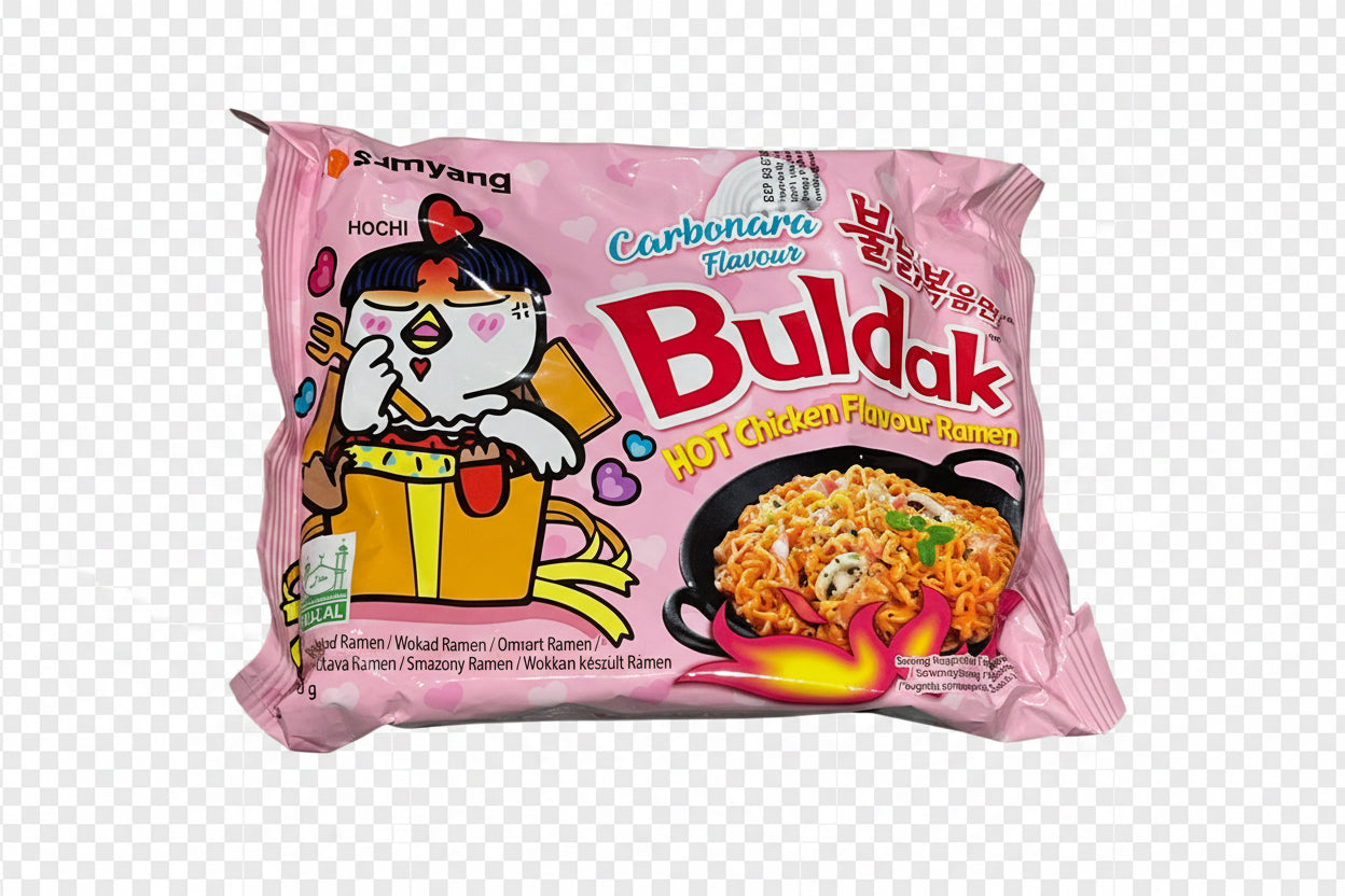 BULDAK CARBONARA HOT CHICKEN FLAVOUR RAMEN