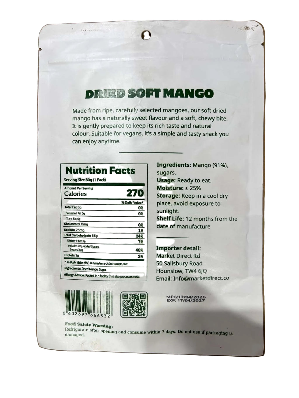 Dried Soft Mango