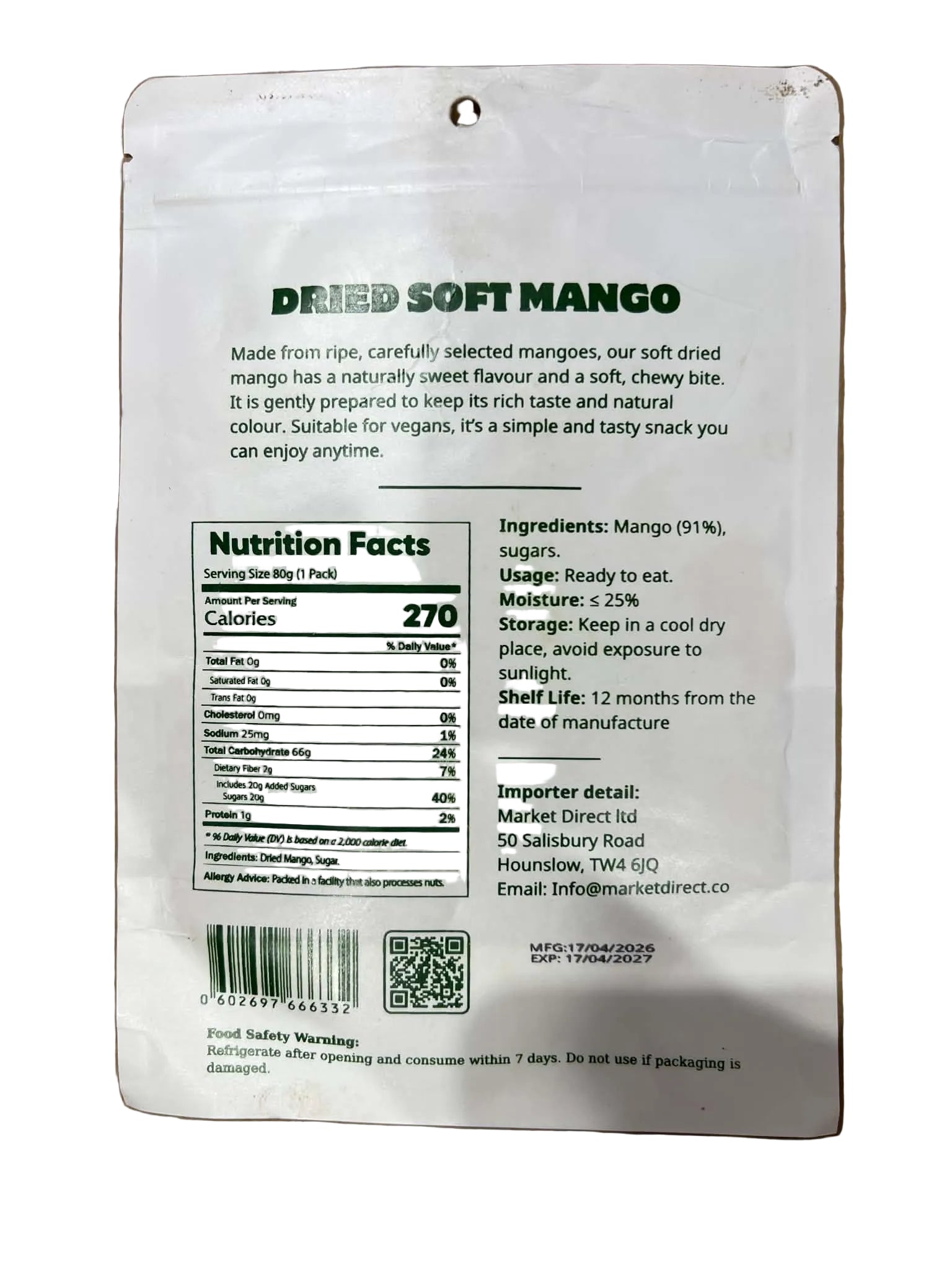 Dried Soft Mango