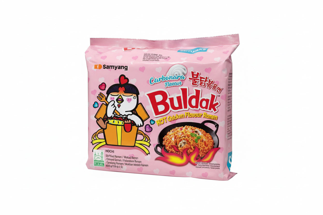 BULDAK CARBONARA HOT CHICKEN FLAVOUR RAMEN