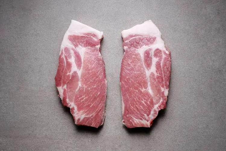 Pork collar steak